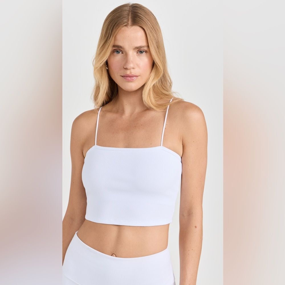 Alo Yoga Goddess Ribbed Bandeau Top